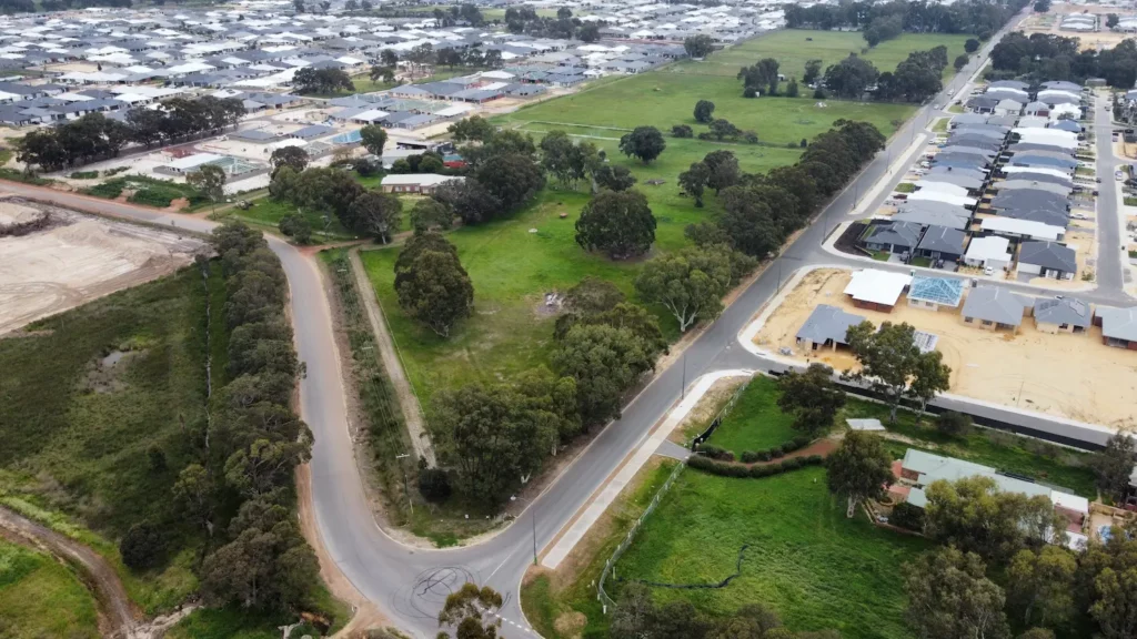 Aerial photo of the asset owned by Jarra Investment Trust Thirty One, a commercial land holding investment fund offered to investors by Jarra, a Western Australian property developer and fund manager