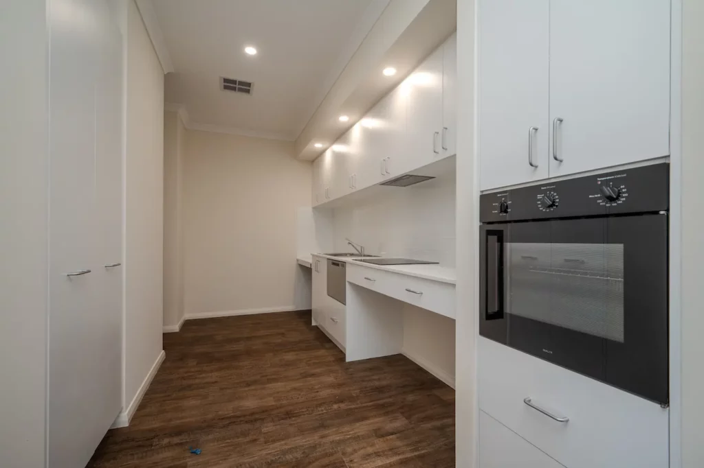 Photo of a fully accessible kitchen at a home in Mandurah, developed by Jarra, a Western Australian property developer and fund manager, as one of the assets in Jarra Investment Trust Twenty Five