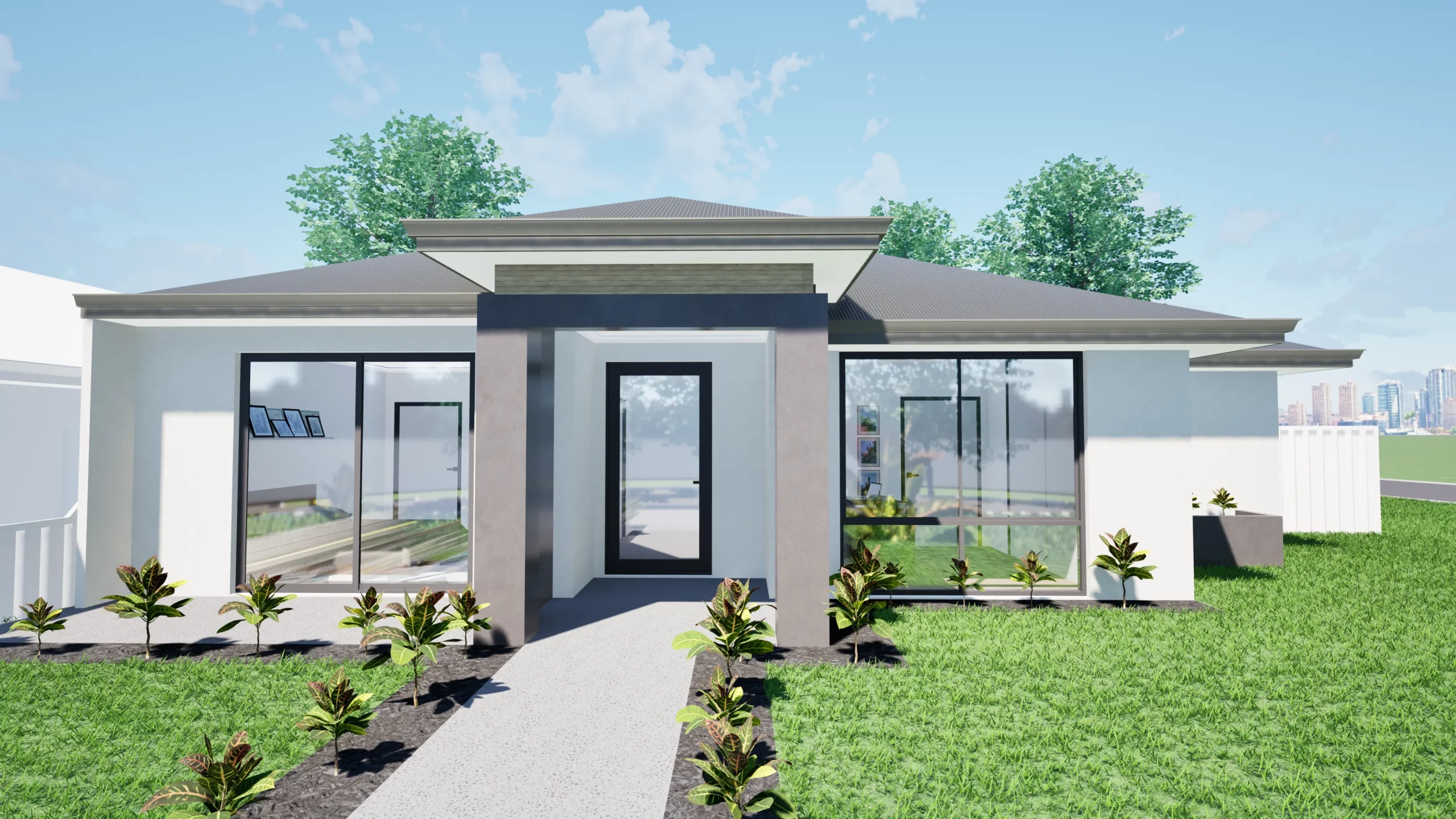 Artist impression of the external render of a house in a portoflio of homes Jarra is developing for Jarra Investment Trust Twenty Eight