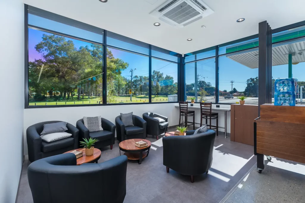 Photo of fit out of BP Greenwood, the asset in Ladybug Investment Trust Eight, a commercial property investment fund managed by Jarra, a Western Australian property developer and fund manager