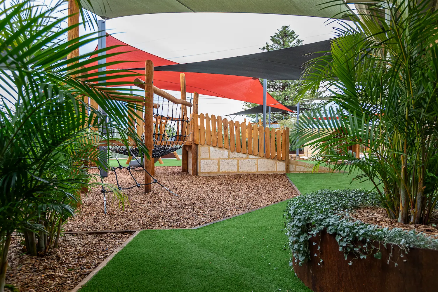 Outdoor play space for Bloom Early Education Bennett Springs, developed by Jarra