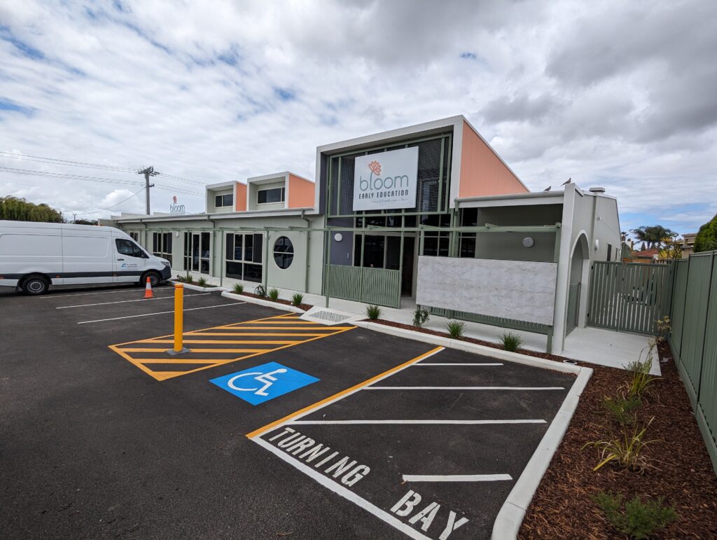 Outdoor play space at Bloom Early Education Beechboro, developed by Jarra