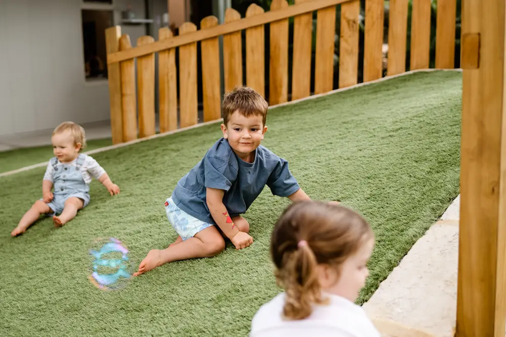 children playing at a daycare centre