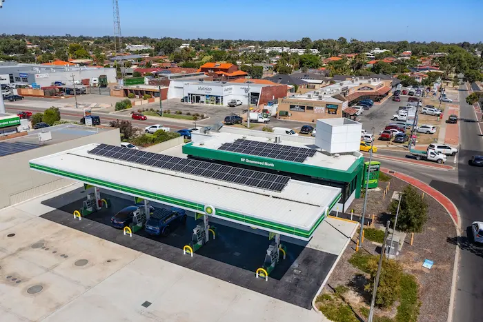 Aerial photo of BP Greenwood